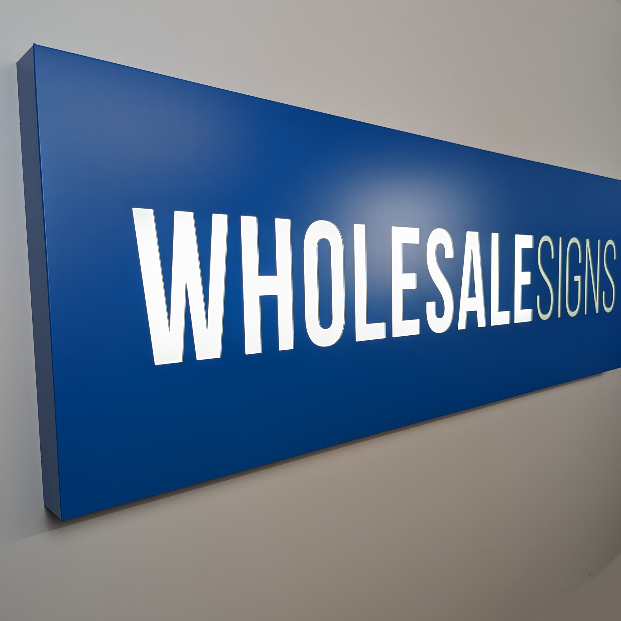 wholesale signs illuminated tray signs